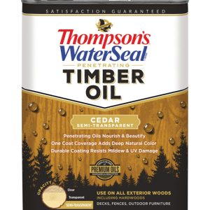 Thompson's WaterSeal Penetrating Timber Oil Semi-Transparent Cedar Penetrating Timber Oil 1 gal