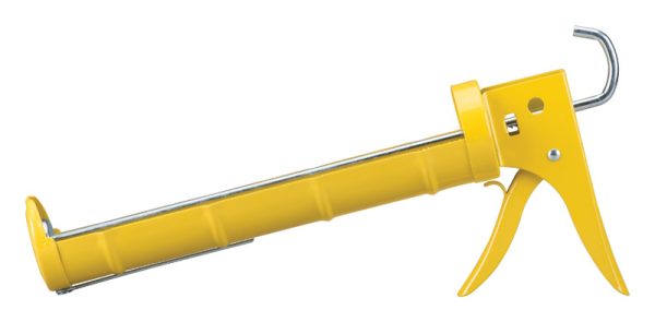 Dripless Professional Metal Ratchet Rod Cradle Caulking Gun