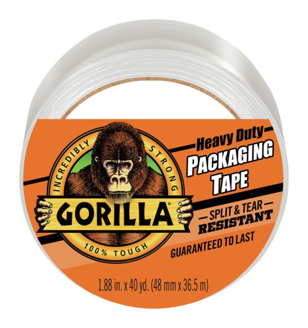 Gorilla 1.88 in. W X 40 yd L Tape Clear