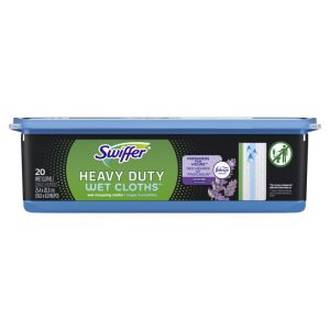 Swiffer Sweeper 10 in. W X 5.4 in. L Swiffer Sweeper Wet Microfiber Mop Refill Pad 20 pk