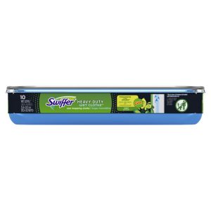 Swiffer Sweeper 10 in. W X 5.4 in. L Swiffer Sweeper Wet Microfiber Mop Refill Pad 10 pk