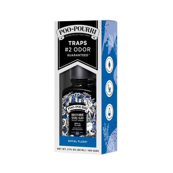 Poo-Pourri Royal Flush Eucalyptus and Spearmint Scent Odor Control Spray 2 oz Liquid