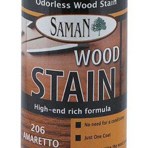 Saman Semi-Transparent Amaretto Water-Based Wood Stain 12 oz