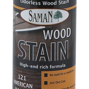 Saman Semi-Transparent American Walnut Water-Based Wood Stain 12 oz
