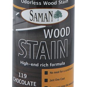 Saman Semi-Transparent Chocolate Water-Based Wood Stain 12 oz