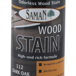 Saman Semi-Transparent Dark Oak Water-Based Wood Stain 12 oz