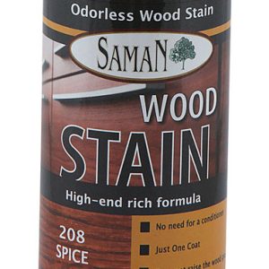 Saman Semi-Transparent Spice Water-Based Wood Stain 12 oz