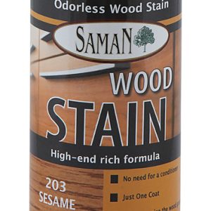 Saman Semi-Transparent Sesame Water-Based Wood Stain 12 oz
