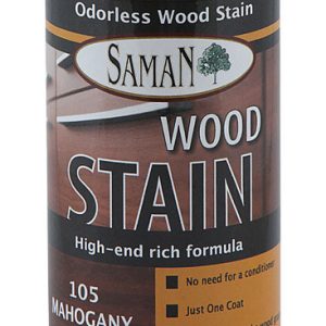 Saman Semi-Transparent Mahogany Water-Based Wood Stain 12 oz
