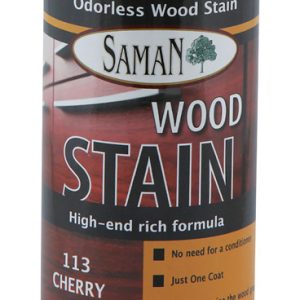 Saman Semi-Transparent Cherry Water-Based Wood Stain 12 oz