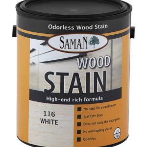 Saman Semi-Transparent Whitewash Water-Based Wood Stain 1 gal