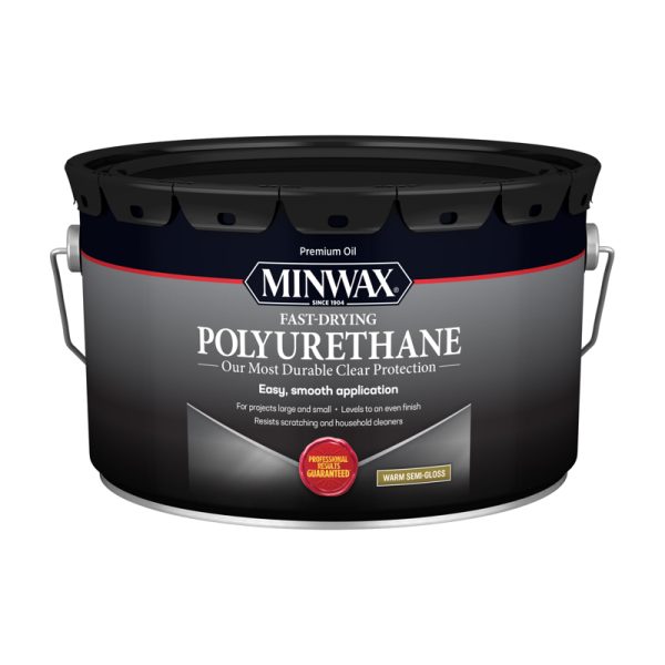 Minwax Semi-Gloss Clear Oil-Based Fast-Drying Polyurethane 2.5 gal