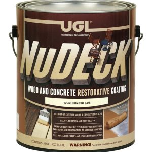 UGL NuDECK Flat Medium Tint Base Mid Tone Base Floor and Patio Coating 1 gal