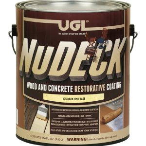 UGL NuDECK Flat Dark Tint Base Deep Tone Base Floor and Patio Coating 1 gal