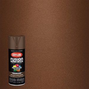 Krylon Fusion All-In-One Metallic Dark Copper Paint+Primer Spray Paint 12 oz