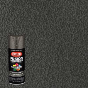 Krylon Fusion All-In-One Hammered Dark Bronze Paint+Primer Spray Paint 12 oz
