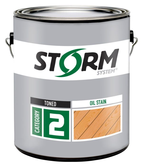 Storm System Transparent Mahogany Flame Oil-Based Alkyd Exterior Stain 1 gal