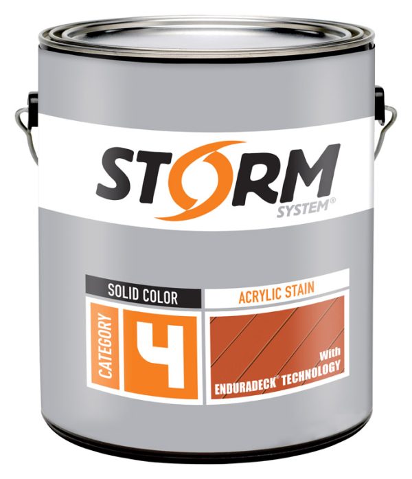 Storm System Enduradeck Solid Tintable Tintable Base Light Base Acrylic Exterior Stain 1 gal
