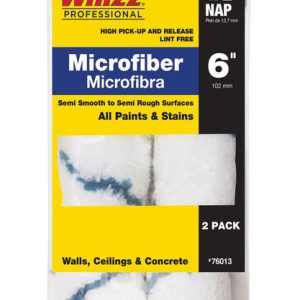 Whizz Xtrasorb Microfiber 6 in. W X 1/2 in. Mini Paint Roller Cover 2 pk
