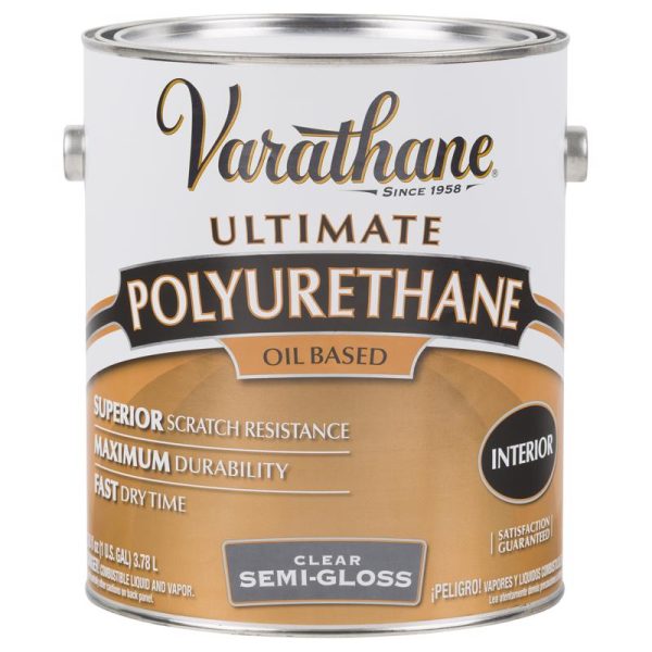 Varathane Premium Semi-Gloss Clear Oil-Based Polyurethane 1 gal