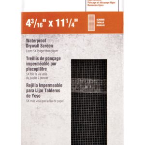 Norton WallSand 11-1/4 in. L X 4-3/16 in. W 120 Grit Silicon Carbide Drywall Sanding Screen 10 pk