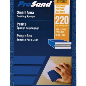 Norton ProSand 4.5 in. L X 2.69 in. W X 1 in. 220 Grit Very Fine Small Area Sanding Sponge