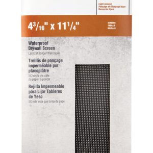 Norton WallSand 11-1/4 in. L X 4-3/16 in. W 120 Grit Silicon Carbide Drywall Sanding Screen 2 pk