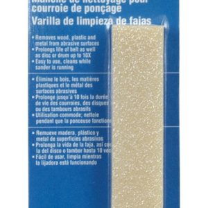 Norton 6 in. L X 1.3 in. W Natural Rubber Sanding Belt Cleaning Stick 1 pc