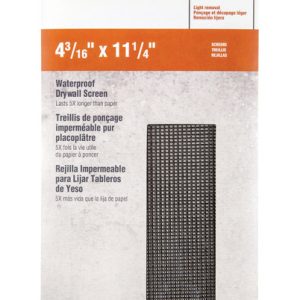 Norton WallSand 11-1/4 in. L X 4-3/16 in. W 150 Grit Silicon Carbide Waterproof Drywall Screen 2 pk