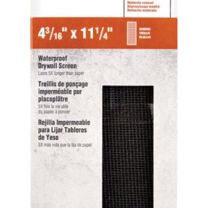 Norton WallSand 11-1/4 in. L X 4-3/16 in. W 100 Grit Silicon Carbide Waterproof Drywall Screen 10 pk
