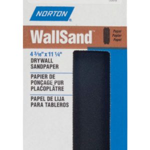 Norton WallSand 11-1/4 in. L X 4-3/16 in. W 150 Grit Silicon Carbide Drywall Sanding Sheet 25 pk