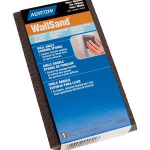 Norton WallSand 4.875 in. L X 2.875 in. W X 1 in. Fine/Medium Dual Angle Sanding Sponge