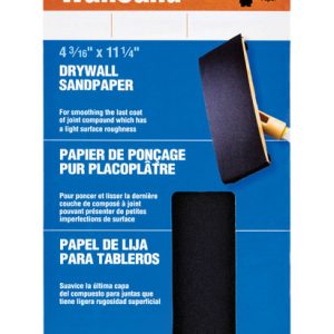Norton WallSand 11-1/4 in. L X 4-3/16 in. W 80 Grit Silicon Carbide Sanding Sheet 5 pk