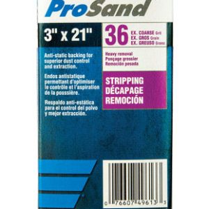 Norton ProSand 21 in. L X 3 in. W Zirconia Alumina Cloth Portable Sanding Belt 36 Grit Extra Coarse
