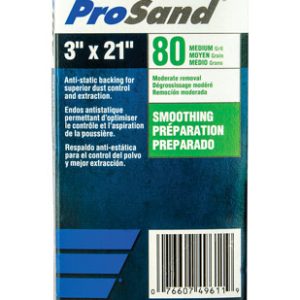 Norton ProSand 21 in. L X 3 in. W Zirconia Alumina Cloth Portable Sanding Belt 80 Grit Coarse 2 pk