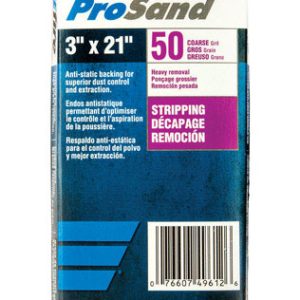 Norton ProSand 21 in. L X 3 in. W Zirconia Alumina Cloth Portable Sanding Belt 50 Grit Coarse 2 pk