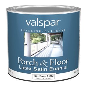 Valspar Satin Tint Base Porch & Patio Floor Paint 1 qt