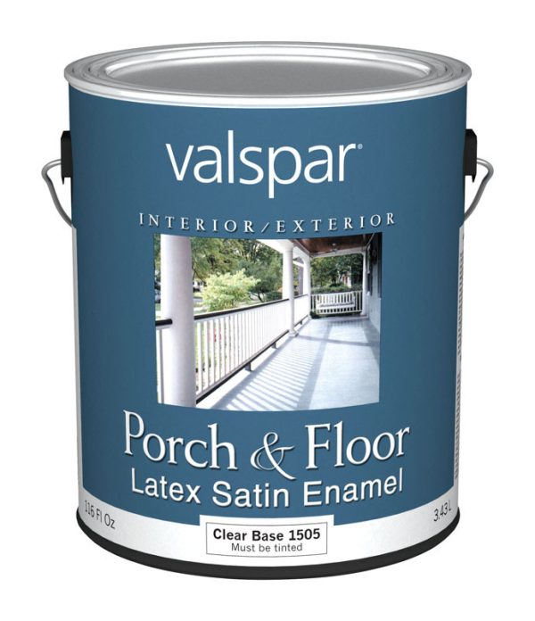 Valspar Satin Clear Porch & Patio Floor Paint 1 gal