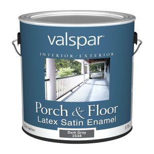 Valspar Satin Dark Gray Porch & Patio Floor Paint 1 gal