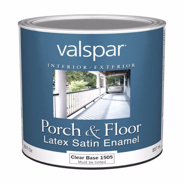Valspar Satin Clear Porch & Patio Floor Paint 1 qt