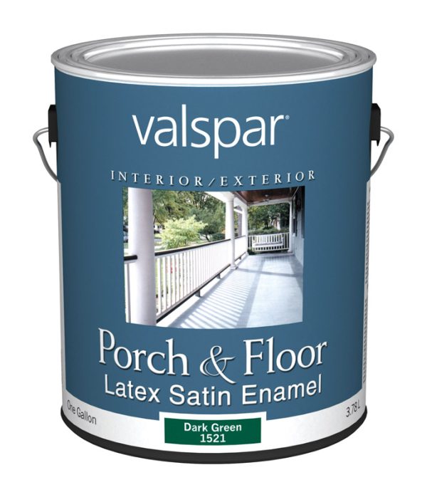 Valspar Satin Dark Green Porch & Patio Floor Paint 1 gal