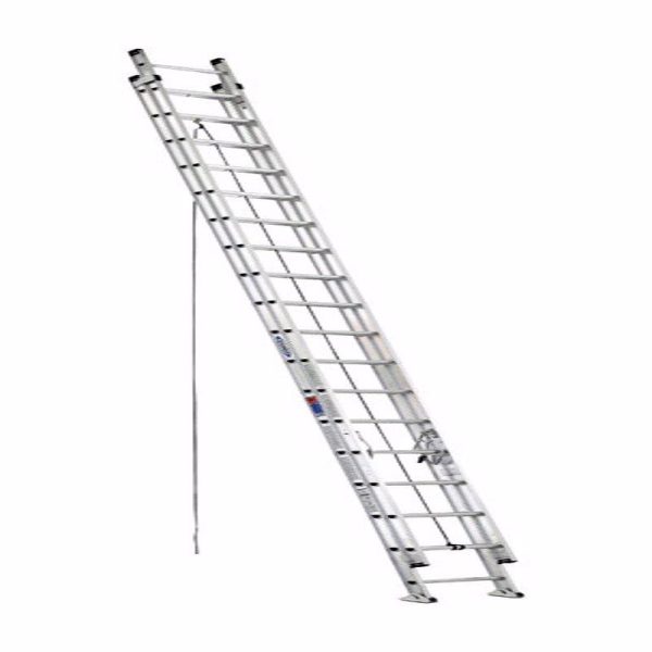 Werner 36 ft. H Aluminum Telescoping Extension Ladder Type IA 300 lb. capacity