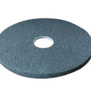 3M Scotch-Brite 17 in. D Non-Woven Natural/Polyester Fiber Floor Pad Blue