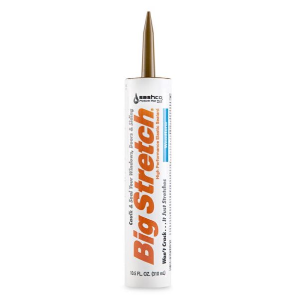 Sashco Big Stretch Woodtone Elastomeric Door, Siding and Window Caulk 10.5 oz