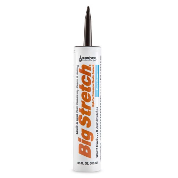 Sashco Big Stretch Dark Brown Elastomeric Door, Siding and Window Caulk 10.5 oz