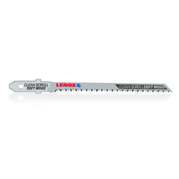 Lenox 3-1/2 in. Metal T-Shank Clean Scroll Jig Saw Blade 20 TPI 3 pk