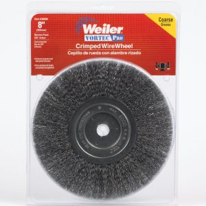 Weiler Vortec Pro 8 in. Crimped Wire Wheel Brush Carbon Steel 6000 rpm 1 pc