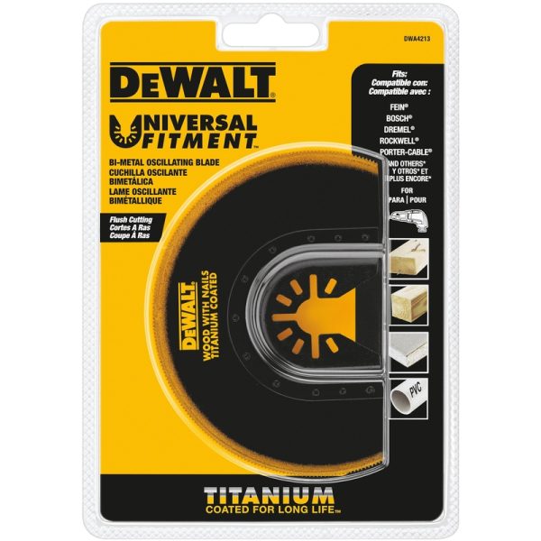 DeWalt Titanium Flush Cut Oscillating Blade 1 pc