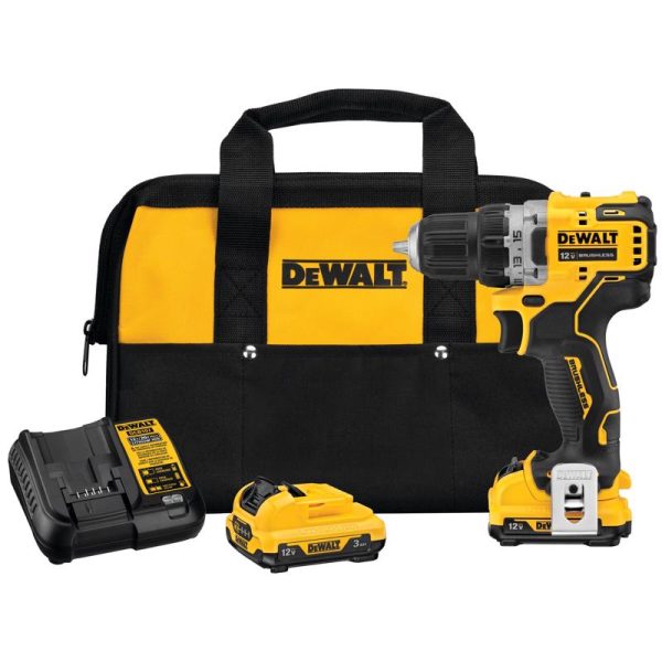 DEWALT 12V MAX Xtreme 12 V 3/8 in. Brushless Cordless Drill/Driver Kit (Battery & Charger)