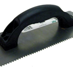 Marshalltown QLT 4 in. W X 9 in. L Steel V Notched Trowel